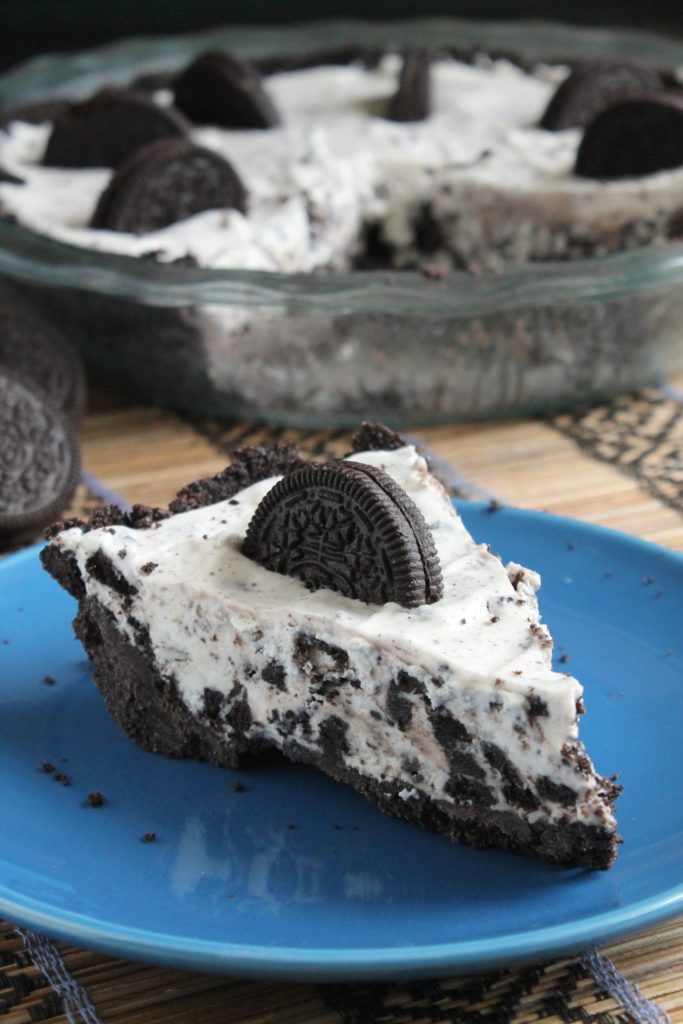 Cookies \'n Crème Ice Cream Pie with Oreo Crust